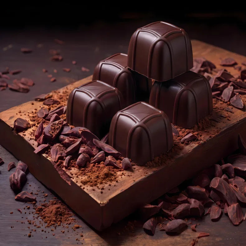100% Dark Chocolate — Pure Cocoa, No Added Sugar