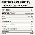 Dark Chocolate Cookies Macofa Chocolate Factory